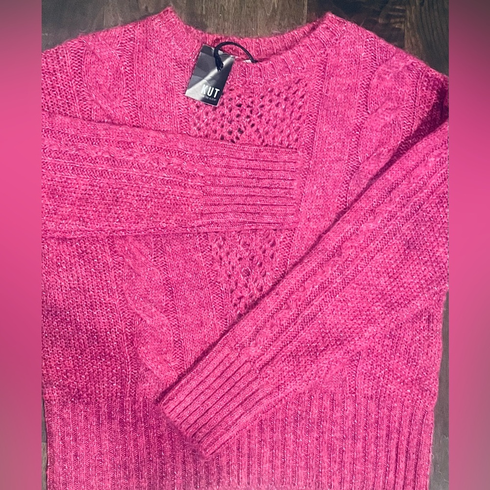 NWT - Kut from the Kloth - gorgeous pink sweater - Picture 2 of 3